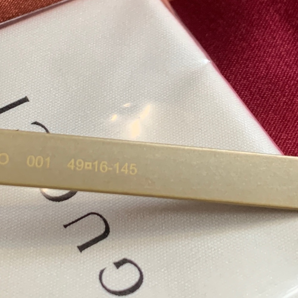 ⛔️SOLD⛔️ DO NOT BUY⛔️Authentic Gucci 49 Metal /Acetate optical glasses - Picture 10 of 12
